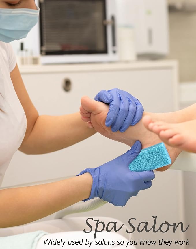 Maryton Disposable Foot Scrubber Pumice Pads, Pedicure Pumice Stone Dead Skin - Image 3