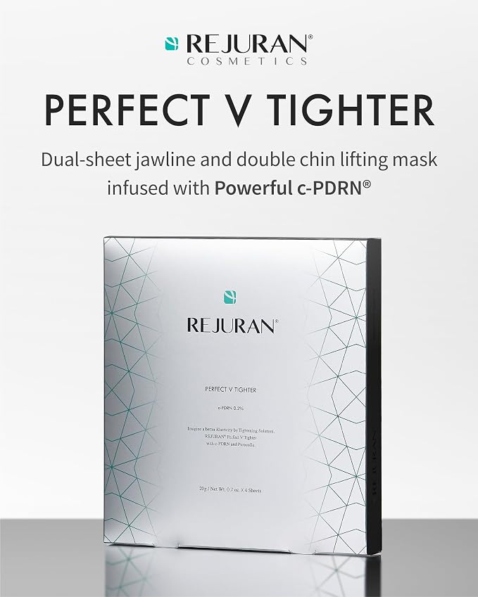 REJURAN® Perfect V Tighter Dual-Sheet Lifting Sheet Mask, c-PDRN® – Face & - Image 2
