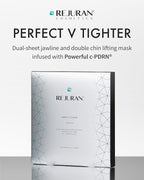 REJURAN® Perfect V Tighter Dual-Sheet Lifting Sheet Mask, c-PDRN® – Face & - Image 2