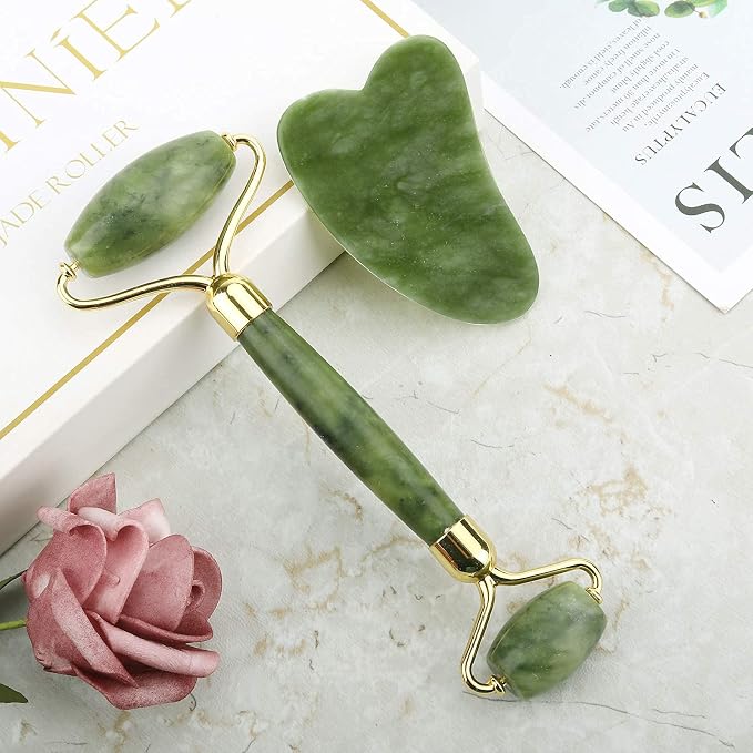 Deciniee Jade Roller and Gua Sha Set - Image 7