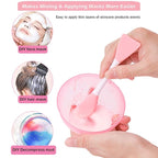 RamPula Silicone Face Mask Brush, Facial Mud Mask Applicator Brush Flexible - Image 4