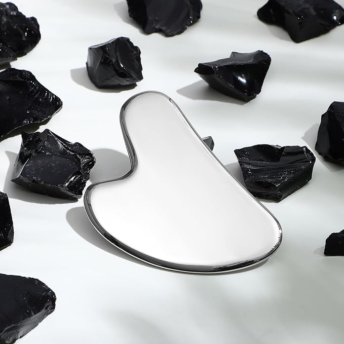 rosenice Gua Sha Facial Tools Guasha Tool Gua Sha Jade Stone - Image 7