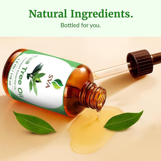 SVA Tea Tree Essential Oil – 4 Fl Oz – 100% Natural Tea Tree Oil - Image 8