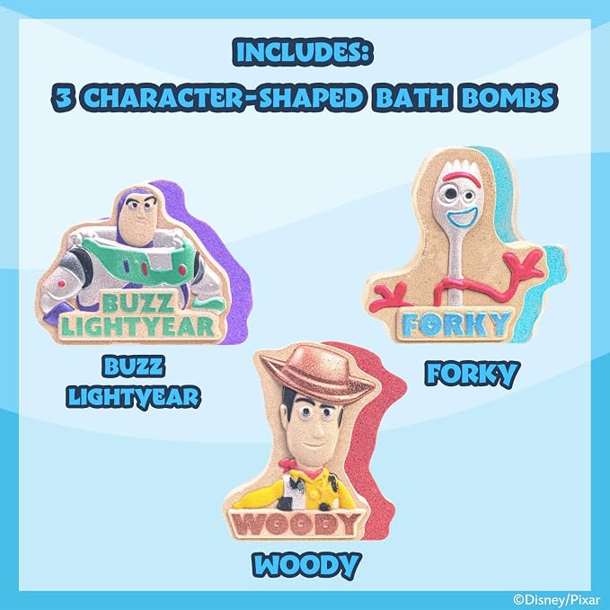 Toy Story Woody Buzz Lightyear and Forky Bath Bombs - Image 2