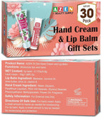 AZEN 30 Sets Bulk Gifts, Hand Cream and Lip Balm Bulk Set - Image 9