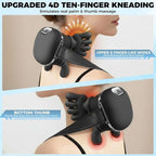 Shoulder & Neck Massager with Heat, 4D Bionic Heated Neck Massager with Fingers - Image 3