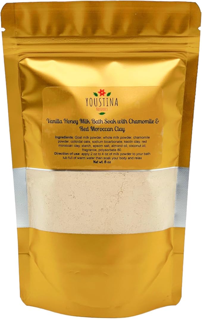 Milk Bath Powder Soak for Skin by YoustinaNaturals