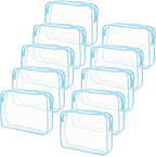 Tbestmax 10 Pack Clear Cosmetic Bags Makeup Bags Portable Waterproof TSA by Tbestmax