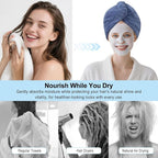 Microfiber Hair Drying Towel Wrap - Image 5