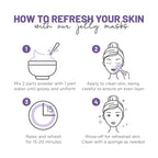 BRÜUN Peel-Off Lavender Jelly Mask - Image 4