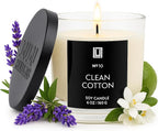 Lulu Candles | Clean Cotton | Luxury Scented Soy Jar Candle | Hand Poured in by LULUCANDLES
