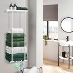 Hommtina Bathroom Towel Storage Black Towel Holder Bathroom Decor Aesthetic - Image 7
