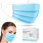 Disposable Face Mask Adult Blue Breathable Mask by HDFK