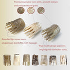Head Spa Comb – Wide Tooth Natural Horn Comb - Image 2