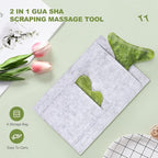 Jade Stone Gua Sha Massage Tool Set Larger Guasha Board - Image 7