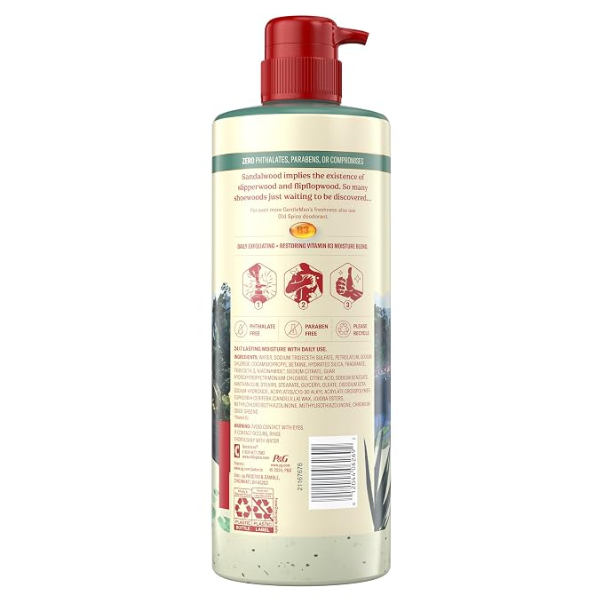 Old Spice GentleMan's Exfoliating & Moisturizing Body Wash - Image 8