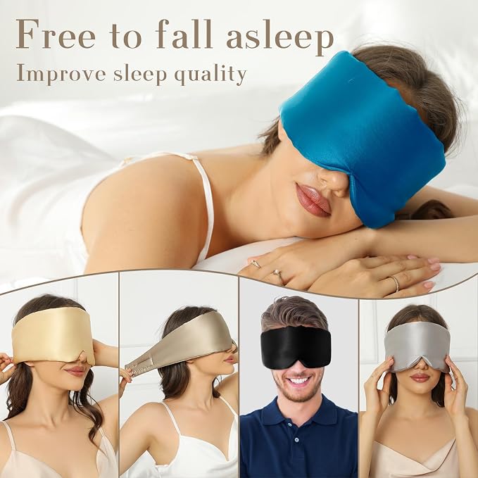 SECZIPE 100% Mulberry Silk Sleep Mask Eye Mask - Image 6