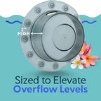 SlipX Solutions Bottomless Bath Overflow Drain Cover - Image 6