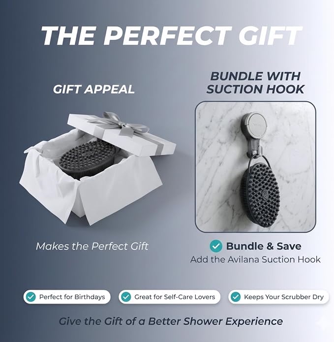 Avilana Silver Edition Back Scrubber Long Handle 19 Inch - Image 7