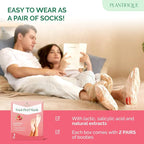 PLANTIFIQUE Foot Peeling Mask 2 Pack | Dermatologically Tested Repairs Heels & - Image 5