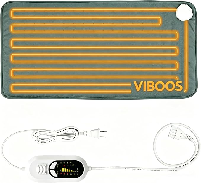 Electric Heating pad with 6 Heat Settings, Auto Shut Off, Dry Electric Heating - Image 4