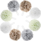 8 Small Mesh Pouf Bath Sponge by Tbestmax