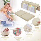 Baby Bath Kneeler and Elbow Rest Pad Set, Bath Kneeling Pad Thick Soft Quick - Image 5