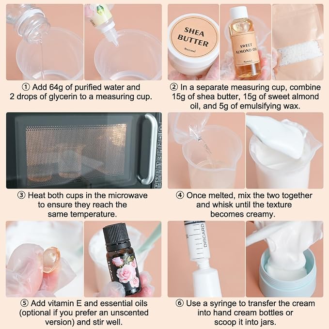 DIY Hand Cream Making Kit, JCOOS Handcream - Image 7