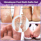 Foot Soak 6 Himalayan Foot Bath Salt Set Orange Lavender Aloe Ocean Blue - Image 5