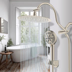 Hibbent All Metal CUPC Certified Shower Head, Handheld Showerhead Combo - Image 9