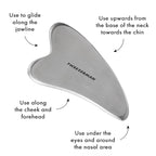 Tweezerman Stainless Steel Gua Sha Massager - Image 4