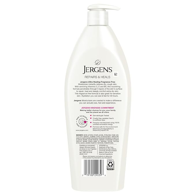Jergens Ultra Healing Dry Skin Lotion, Hand and Body Moisturizer - Image 8