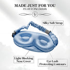 SLEEP SANCTUARY 100% Pure Mulberry Silk Sleep Mask - Image 6