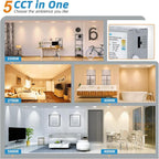 VOLISUN 12 Pack 3 Inch 5CCT Recessed Light - Image 2