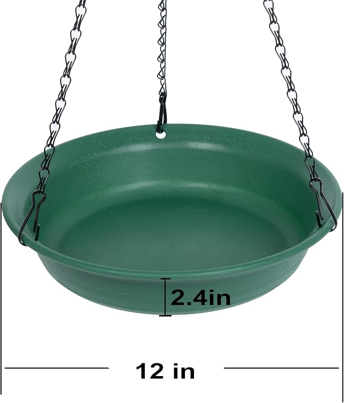 VUWEZ Hanging Bird Feeder & BirdBath - Image 2