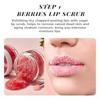 Lip Scrub & Lip Mask Set, Overnight Treatment Lip Care Products, Mothers Day - Image 4