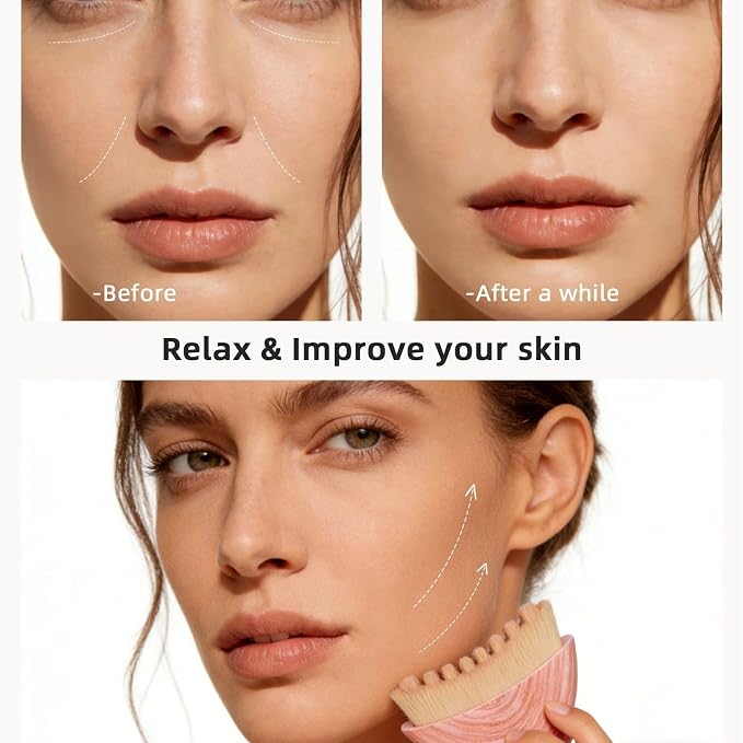 2026 Upgrade Lymphatic Face Brush, 2-in-1 Manual Massager - Image 2