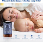 EQUSUPRO Essential Oil Diffuser 150ml Metal Aromatherapy Oil Diffuser - Image 6