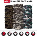 Venswell Neck Gaiter Face Mask Men Women, Seamless Bandana Rave Face Cover - Image 4