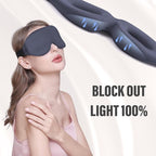 YIVIEW Sleep Mask for Side Sleeper, Complete Light Blocking 3D Sleeping Eye Mask - Image 3