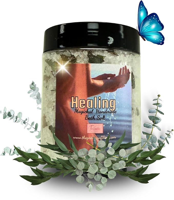 Healing Bath Salts – Dead Sea Salt Bath Soak by TheGoddessofFlame