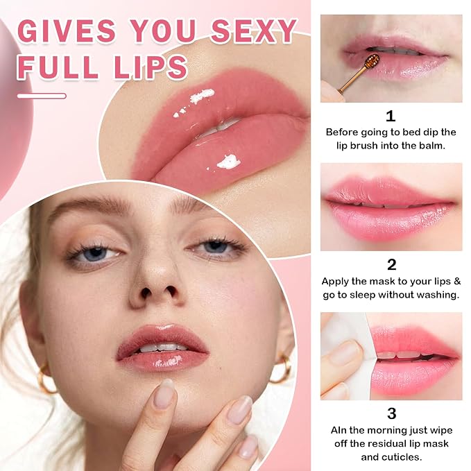 Honey Pot Lip Balm Set, Moisturizing and Repair Bee Lip balm honey Pot - Image 6