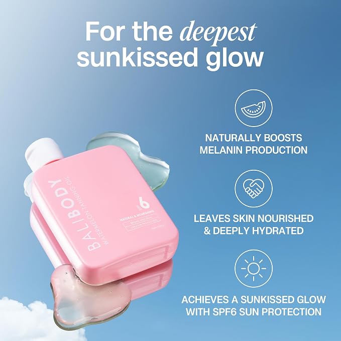 Bali Body Watermelon Tanning Oil SPF 6 | Infused - Image 4
