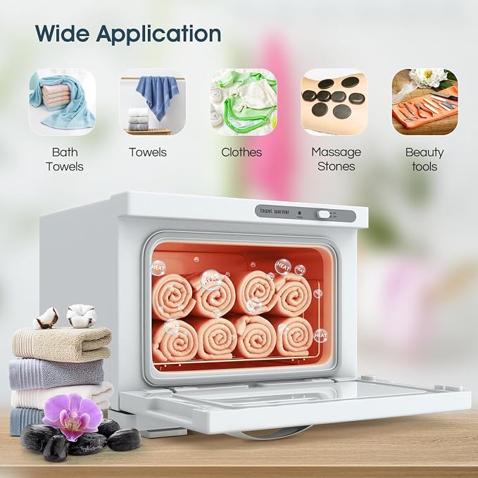 Towel Warmer Cabinet, 8L Hot Spa Small Towel Warmer Heating Use - Image 4