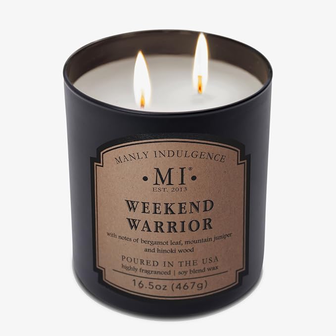 Manly Indulgence Weekend Warrior Scented Candles - Image 3