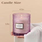 Lavender Scented Candle, 19oz Large Soy Wax Aromatherapy Candle, Lavender Sea - Image 5