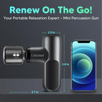 arboleaf Mini Thermacool Massage Gun, Heat and Cool Muscle Massager - Image 4