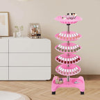 Nail Polish Trolley Organizer, 5 Tiers 360° Rotating Tray Nail Polish Spinning - Image 7
