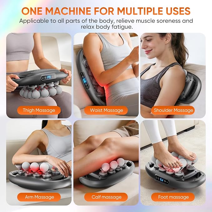 16 Head Massage Gun Deep Tissue, Quiet Back Massager - Image 7