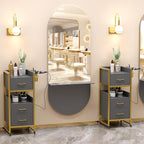 OmySalon Salon Trolley Cart, Hair Styling Station - Image 8